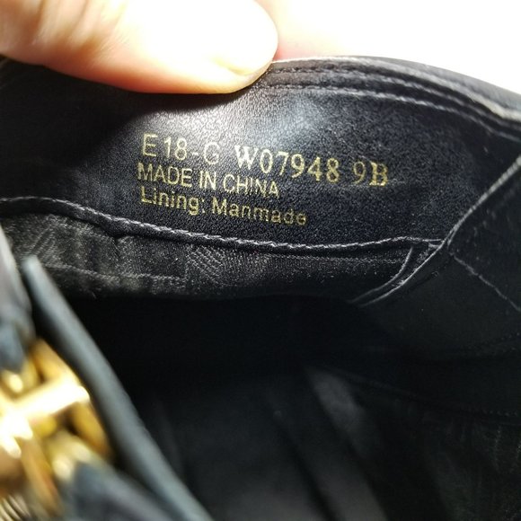 Cole Haan Shoes Womens Size 9 Black Leather Side Zip Ankle Booties - Picture 14 of 15